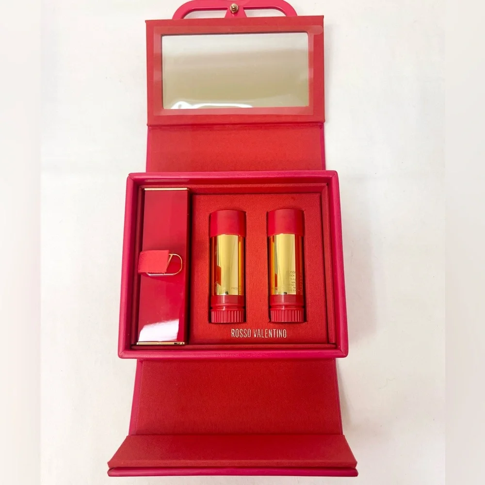 Valentino Rosso Couture Lipstick Set Limited Edition NIB